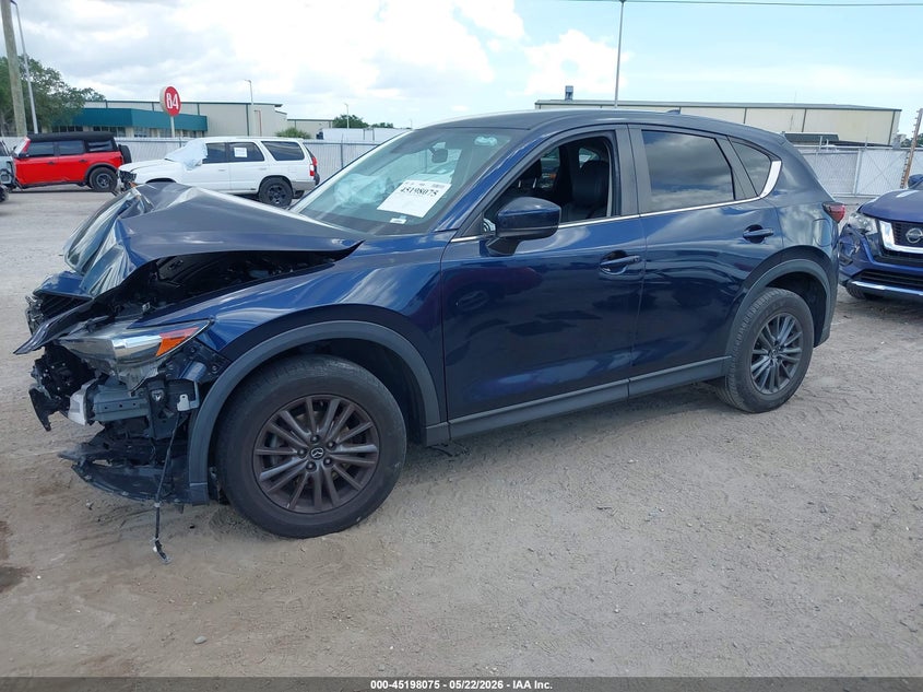 2021 Mazda Cx-5 VIN JM3KFACM3M1325681 IAAI salvage auction — FRONT END, Certificate Of Destruction (Florida), sold $2,850 on 2026-07-14 (photo 2)