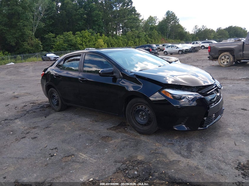 2016 Toyota Corolla VIN 5YFBURHE4GP372443 IAAI salvage auction — FRONT END, Salvage (Mississippi), sold $1,850 on 2026-07-08 (photo 1)