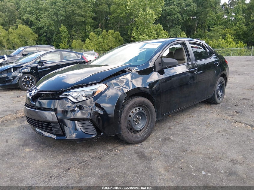 2016 Toyota Corolla VIN 5YFBURHE4GP372443 IAAI salvage auction — FRONT END, Salvage (Mississippi), sold $1,850 on 2026-07-08 (photo 2)
