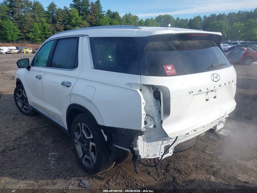2024 Hyundai Palisade VIN KM8R5DGE9RU766862 IAAI salvage auction — REAR END, Salvage Title, sold $13,800 on 2026-07-24 (photo 3)