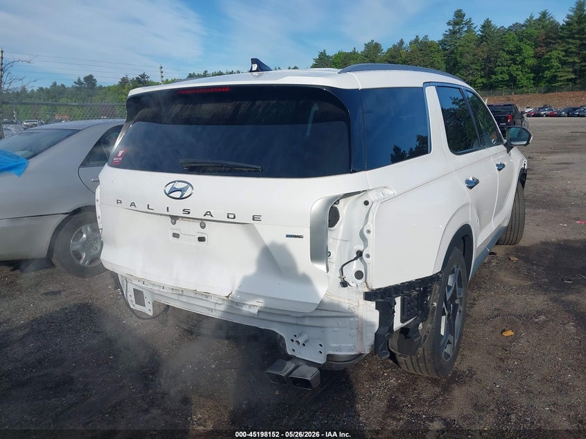 2024 Hyundai Palisade VIN KM8R5DGE9RU766862 IAAI salvage auction — REAR END, Salvage Title, sold $13,800 on 2026-07-24 (photo 4)