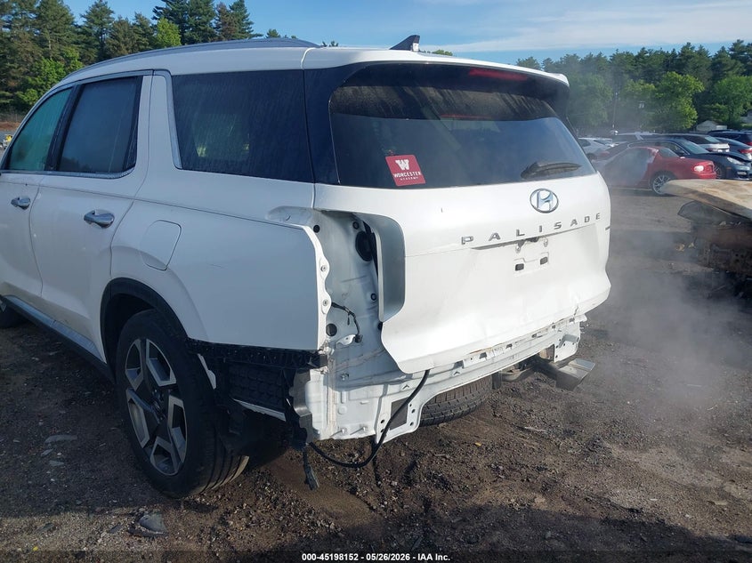 2024 Hyundai Palisade VIN KM8R5DGE9RU766862 IAAI salvage auction — REAR END, Salvage Title, sold $13,800 on 2026-07-24 (photo 6)