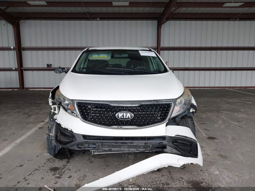 2016 Kia Sportage VIN KNDPBCAC5G7837878 IAAI salvage auction — FRONT END, Clear (Indiana), sold $775 on 2026-07-09 (photo 6)