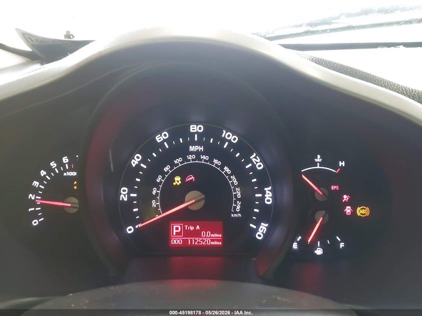 2016 Kia Sportage VIN KNDPBCAC5G7837878 IAAI salvage auction — FRONT END, Clear (Indiana), sold $775 on 2026-07-09 (photo 7)