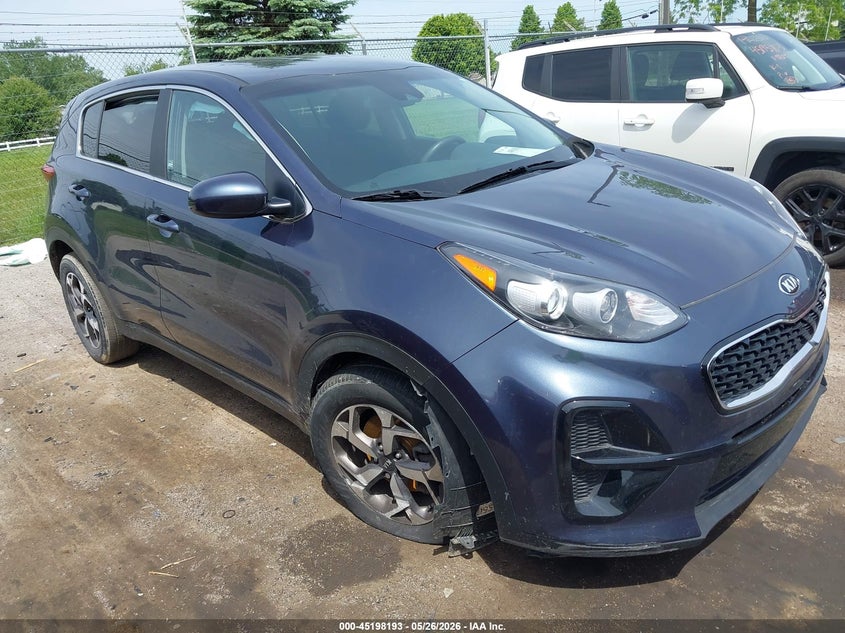 2022 Kia Sportage VIN KNDPM3ACXN7965783 IAAI salvage auction — RIGHT FRONT, Salvage (Michigan), sold $3,675 on 2026-07-30 (photo 1)