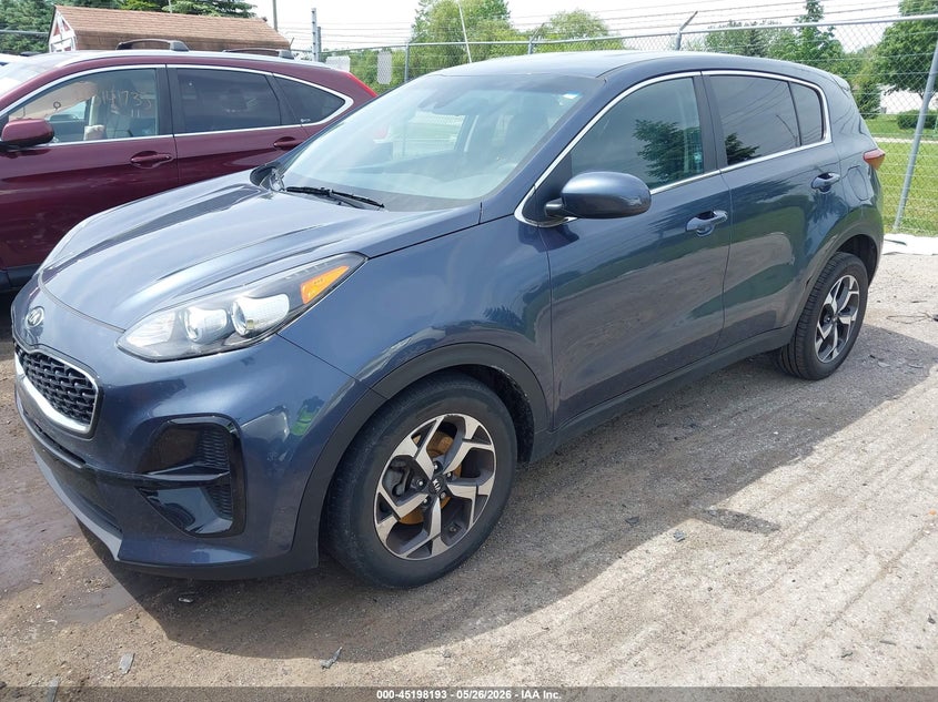 2022 Kia Sportage VIN KNDPM3ACXN7965783 IAAI salvage auction — RIGHT FRONT, Salvage (Michigan), sold $3,675 on 2026-07-30 (photo 2)