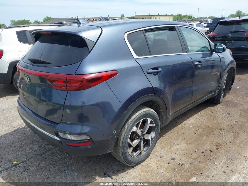 2022 Kia Sportage VIN KNDPM3ACXN7965783 IAAI salvage auction — RIGHT FRONT, Salvage (Michigan), sold $3,675 on 2026-07-30 (photo 4)