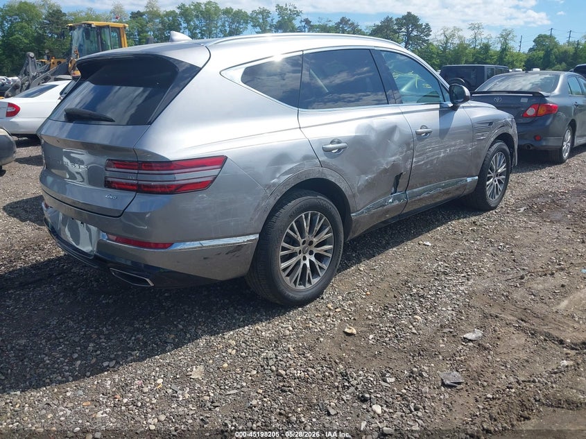 2024 Genesis Gv80 VIN KMUHBDSB1RU177498 IAAI salvage auction — RIGHT SIDE, Salvage Title, sold $13,600 on 2026-07-07 (photo 4)