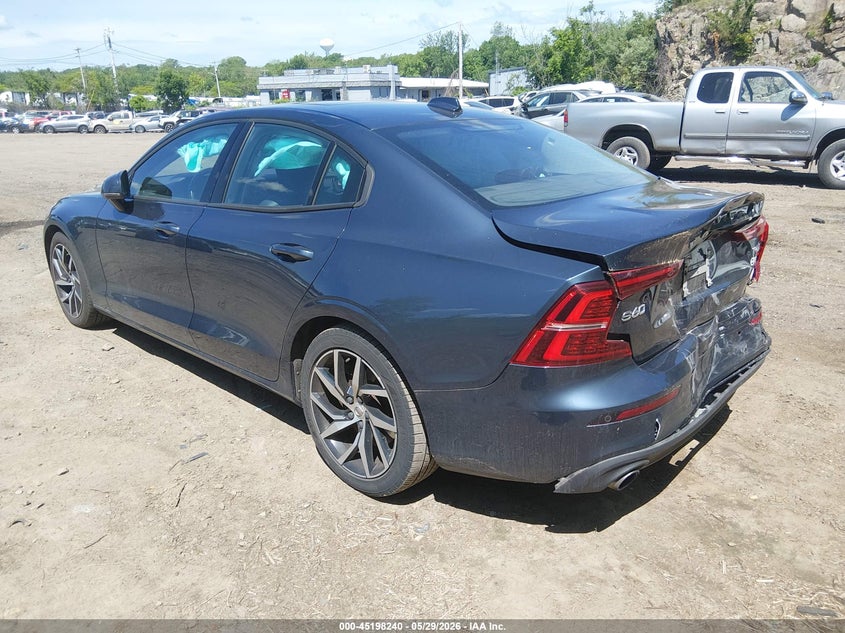 2019 Volvo S60 VIN 7JRA22TK2KG004490 IAAI salvage auction — REAR END, Salvage Title, sold $3,500 on 2026-07-28 (photo 3)