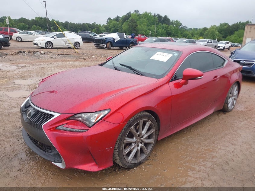 2016 Lexus Rc VIN JTHHA5BCXG5004220 IAAI salvage auction — RIGHT SIDE, Salvage (North Carolina), sold $3,150 on 2026-07-06 (photo 2)