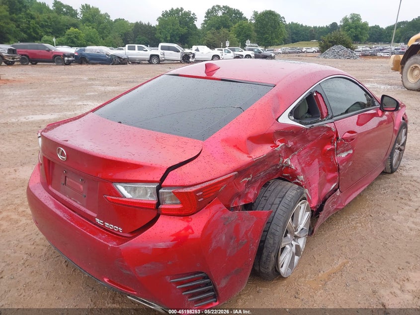 2016 Lexus Rc VIN JTHHA5BCXG5004220 IAAI salvage auction — RIGHT SIDE, Salvage (North Carolina), sold $3,150 on 2026-07-06 (photo 4)