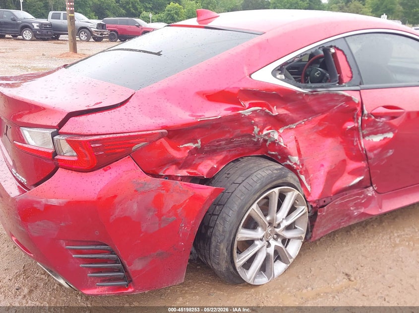2016 Lexus Rc VIN JTHHA5BCXG5004220 IAAI salvage auction — RIGHT SIDE, Salvage (North Carolina), sold $3,150 on 2026-07-06 (photo 6)