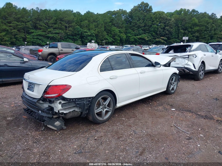 2017 Mercedes-benz E-klasse VIN WDDZF4JB2HA272672 IAAI salvage auction — FRONT & REAR, Salvage (Alabama), sold $675 on 2026-08-13 (photo 4)
