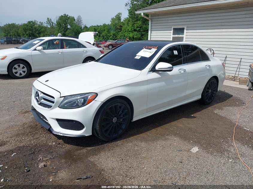 2017 Mercedes-benz C-klasse VIN 55SWF4JBXHU225568 IAAI salvage auction — RIGHT SIDE, Salvage (Ohio), sold $3,550 on 2026-07-27 (photo 2)