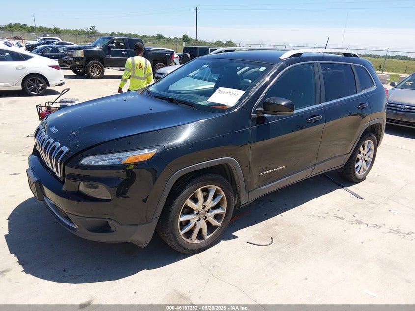 2017 Jeep Cherokee VIN 1C4PJLDB0HW526095 IAAI salvage auction — FRONT END, Original (Texas), sold $1,325 on 2026-07-10 (photo 2)