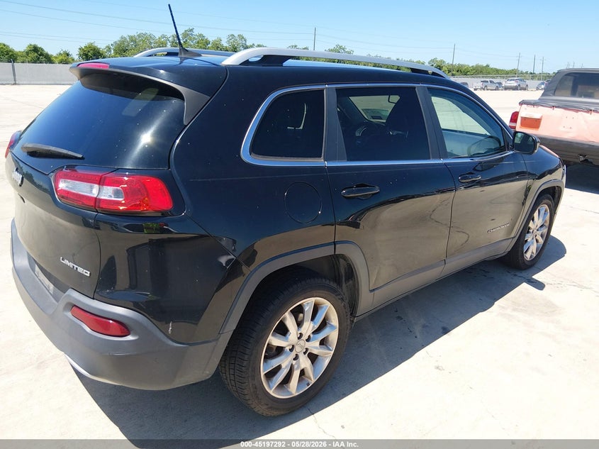 2017 Jeep Cherokee VIN 1C4PJLDB0HW526095 IAAI salvage auction — FRONT END, Original (Texas), sold $1,325 on 2026-07-10 (photo 4)