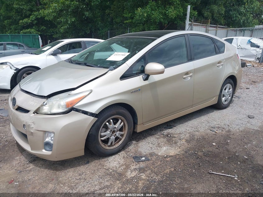 2010 Toyota Prius VIN JTDKN3DU9A0164678 IAAI salvage auction — FRONT END, Salvage (Georgia), sold $1,225 on 2026-07-08 (photo 2)