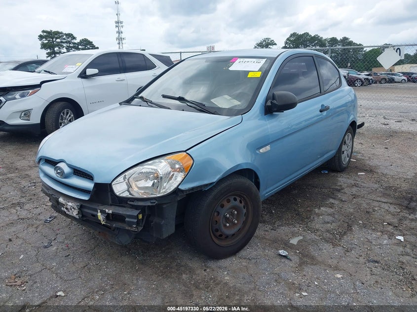 2008 Hyundai Accent VIN KMHCM36CX8U057343 IAAI salvage auction — FRONT END, Salvage (Georgia), sold $525 on 2026-07-15 (photo 2)