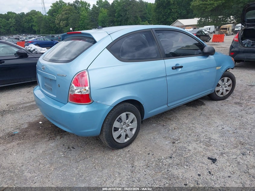 2008 Hyundai Accent VIN KMHCM36CX8U057343 IAAI salvage auction — FRONT END, Salvage (Georgia), sold $525 on 2026-07-15 (photo 4)