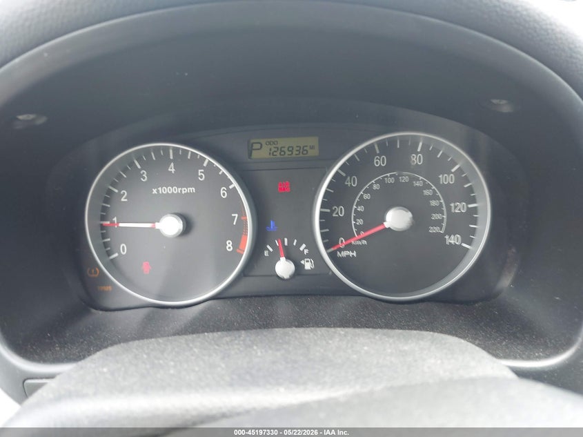 2008 Hyundai Accent VIN KMHCM36CX8U057343 IAAI salvage auction — FRONT END, Salvage (Georgia), sold $525 on 2026-07-15 (photo 7)