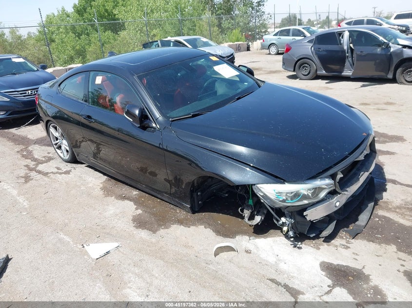 2016 BMW 4er VIN WBA3R5C53GK373097 IAAI salvage auction — RIGHT FRONT, Non-Repairable (New Mexico), sold $1,750 on 2026-07-20 (photo 1)