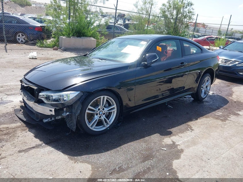 2016 BMW 4er VIN WBA3R5C53GK373097 IAAI salvage auction — RIGHT FRONT, Non-Repairable (New Mexico), sold $1,750 on 2026-07-20 (photo 2)
