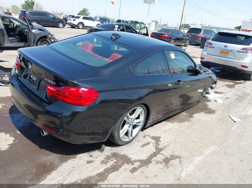 2016 BMW 4er VIN WBA3R5C53GK373097 IAAI salvage auction — RIGHT FRONT, Non-Repairable (New Mexico), sold $1,750 on 2026-07-20 (photo 4)
