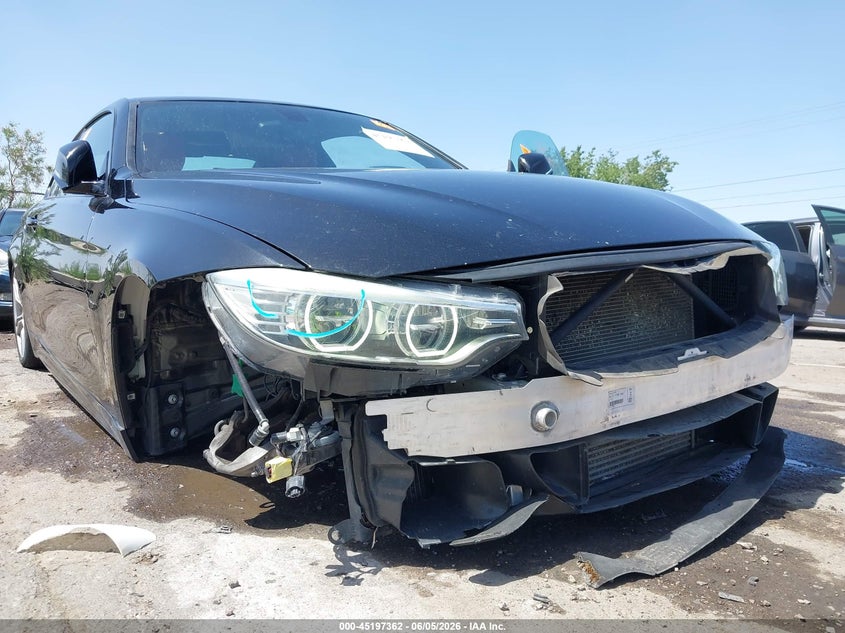 2016 BMW 4er VIN WBA3R5C53GK373097 IAAI salvage auction — RIGHT FRONT, Non-Repairable (New Mexico), sold $1,750 on 2026-07-20 (photo 6)