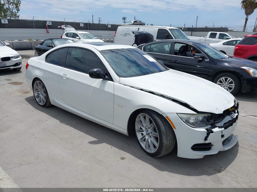 2011 BMW 3 series VIN WBAKG1C52BE362853 IAAI salvage auction — FRONT END, Salvage (California), sold $4,550 on 2026-07-09 (photo 1)