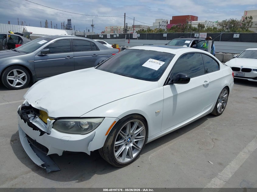 2011 BMW 3 series VIN WBAKG1C52BE362853 IAAI salvage auction — FRONT END, Salvage (California), sold $4,550 on 2026-07-09 (photo 2)