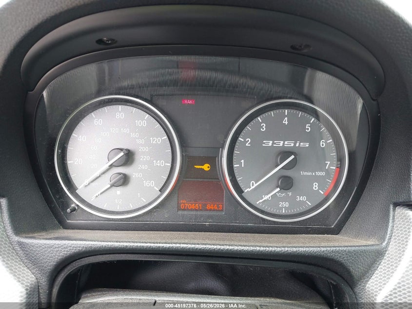 2011 BMW 3 series VIN WBAKG1C52BE362853 IAAI salvage auction — FRONT END, Salvage (California), sold $4,550 on 2026-07-09 (photo 7)