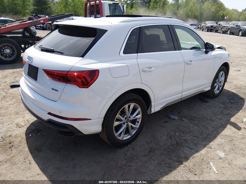 2022 Audi Q3 VIN WA1DECF37N1027911 IAAI salvage auction — FRONT END, Salvage (Massachusetts), sold $9,500 on 2026-07-24 (photo 4)