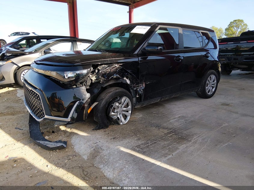 2023 Kia Soul VIN KNDJ23AU9P7845206 IAAI salvage auction — LEFT FRONT, Certificate Of Destruction (Florida), sold $2,250 on 2026-07-28 (photo 2)