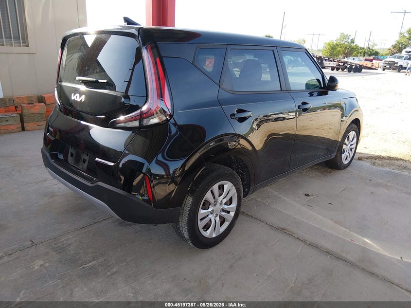 2023 Kia Soul VIN KNDJ23AU9P7845206 IAAI salvage auction — LEFT FRONT, Certificate Of Destruction (Florida), sold $2,250 on 2026-07-28 (photo 4)