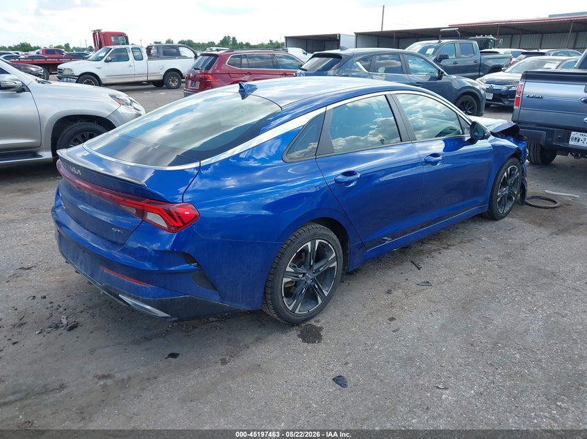 2022 Kia K5 VIN 5XXG64J28NG138461 IAAI salvage auction — LEFT FRONT, Original (Texas), sold $4,550 on 2026-07-29 (photo 4)