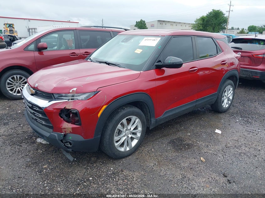 2021 Chevrolet Trailblazer VIN KL79MMS20MB127551 IAAI salvage auction — ALL OVER, Clear (Oklahoma), sold $3,300 on 2026-07-28 (photo 2)