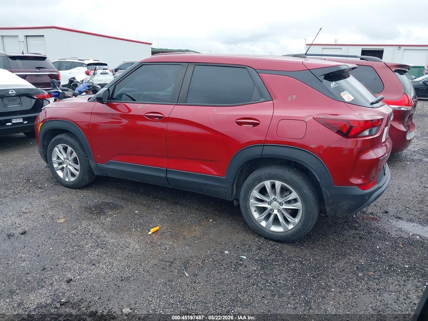 2021 Chevrolet Trailblazer VIN KL79MMS20MB127551 IAAI salvage auction — ALL OVER, Clear (Oklahoma), sold $3,300 on 2026-07-28 (photo 3)