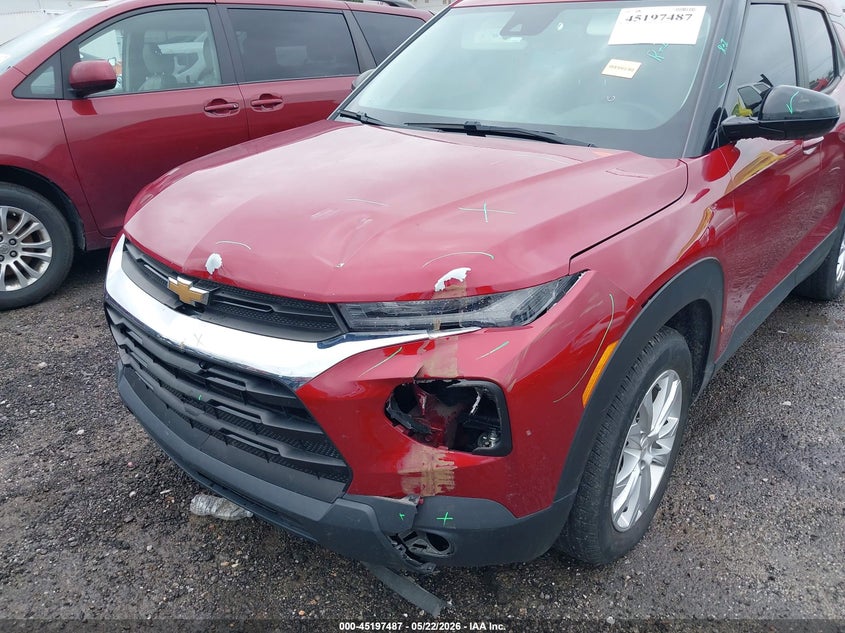 2021 Chevrolet Trailblazer VIN KL79MMS20MB127551 IAAI salvage auction — ALL OVER, Clear (Oklahoma), sold $3,300 on 2026-07-28 (photo 6)