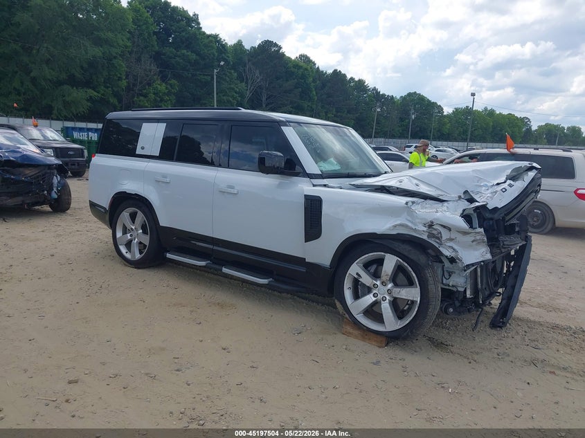 2023 Land rover Defender VIN SALE2FEU6P2208387 IAAI salvage auction — FRONT END, Salvage (Georgia), sold $18,900 on 2026-07-30 (photo 1)
