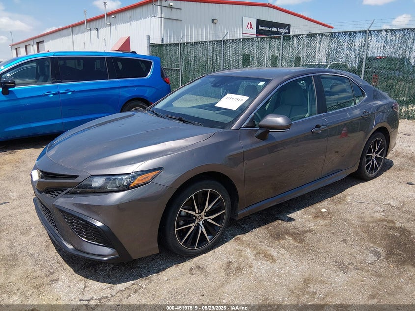 2022 Toyota Camry VIN 4T1G11AK9NU628135 IAAI salvage auction — HAIL, Salvage Title, sold $9,000 on 2026-07-24 (photo 2)