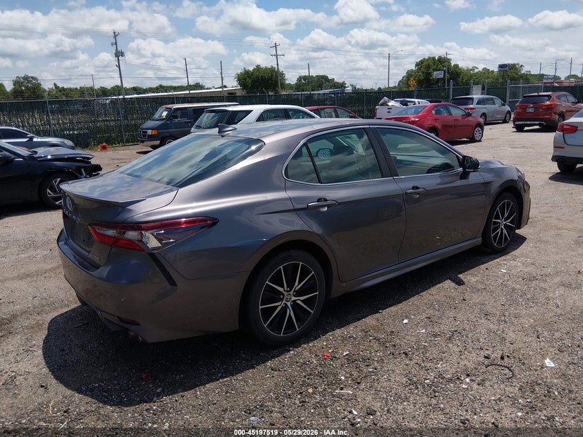 2022 Toyota Camry VIN 4T1G11AK9NU628135 IAAI salvage auction — HAIL, Salvage Title, sold $9,000 on 2026-07-24 (photo 4)