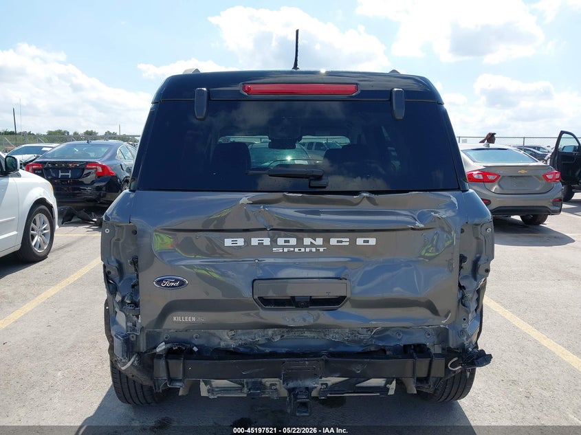 2022 Ford Bronco sport VIN 3FMCR9C61NRE30694 IAAI salvage auction — REAR END, Original (Texas), sold $10,250 on 2026-08-20 (photo 6)