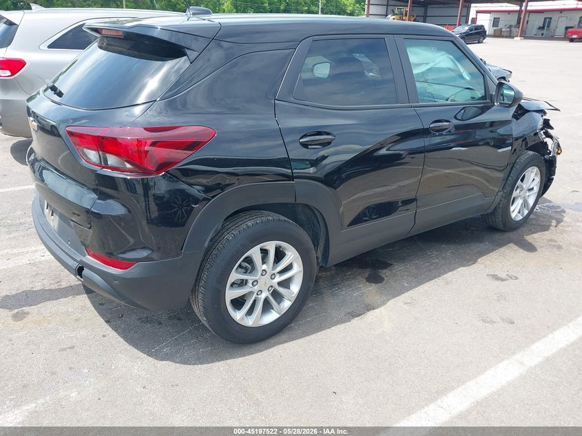 2024 Chevrolet Trailblazer VIN KL79MMSL7RB127417 IAAI salvage auction — FRONT END, Salvage Title, sold $3,850 on 2026-07-14 (photo 4)