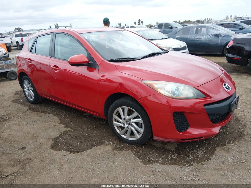 2013 Mazda 3 VIN JM1BL1L74D1817292 IAAI salvage auction — LEFT FRONT, Salvage Title, sold $325 on 2026-07-13 (photo 1)