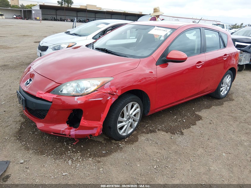 2013 Mazda 3 VIN JM1BL1L74D1817292 IAAI salvage auction — LEFT FRONT, Salvage Title, sold $325 on 2026-07-13 (photo 2)