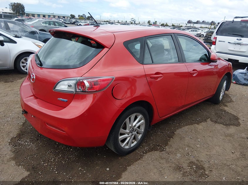 2013 Mazda 3 VIN JM1BL1L74D1817292 IAAI salvage auction — LEFT FRONT, Salvage Title, sold $325 on 2026-07-13 (photo 4)