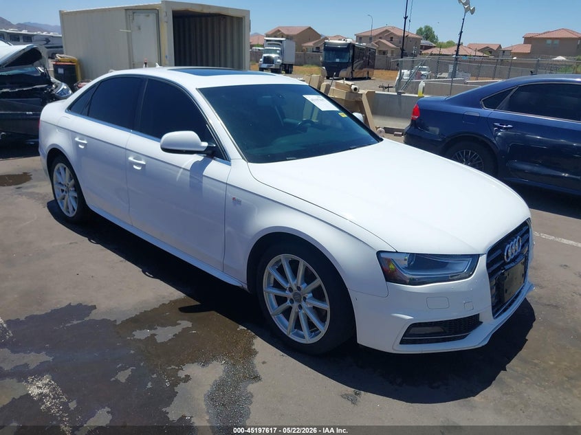 2016 Audi A4 VIN WAUAFAFL9GN017223 IAAI salvage auction — FRONT END, Salvage (Arizona), sold $2,050 on 2026-07-28 (photo 1)