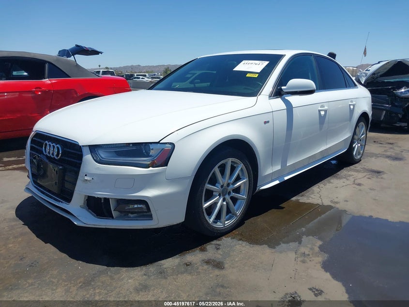 2016 Audi A4 VIN WAUAFAFL9GN017223 IAAI salvage auction — FRONT END, Salvage (Arizona), sold $2,050 on 2026-07-28 (photo 2)