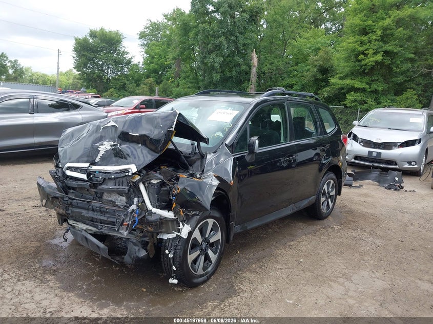 2017 Subaru Forester VIN JF2SJABC8HH574508 IAAI salvage auction — FRONT END, Salvage Title, sold $525 on 2026-07-08 (photo 2)