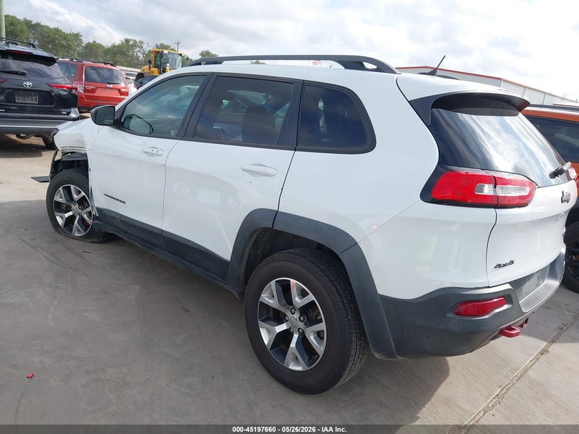 2014 Jeep Cherokee VIN 1C4PJMBS9EW255977 IAAI salvage auction — LEFT FRONT, Wait Title, sold $1,850 on 2026-08-23 (photo 3)